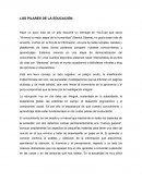 ﻿Análisis Los cuatro pilares de la Educación