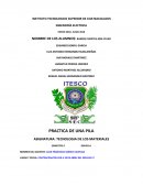 Practica de elaboración de una pila casera