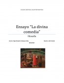Ensayo La divina Comedia COLEGIO CRISTOBAL COLON PREPARATORIA