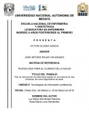 Tecnologias para el cuidado de la salud INGRESO A AÑOS POSTERIORES AL PRIMERO