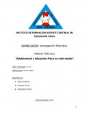 Ejemplo de la Investigacion: Motivacion de los alumnos en Secundaria en Educación Física