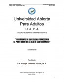 EJEMPLO DE TABAJO FINAL - SURGIMIENTO DE UNA COLONIA FRANCESA EN LA PARTE OESTE DE LA ISLA STO DGO