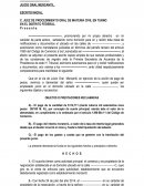 JUICIO ORAL MERCANTIL.