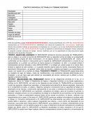 CONTRATO INDIVIDUAL DE TRABAJO A TERMINO INDEFINDO