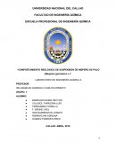 Comportamiento reológico de suspensión de níspero de palo