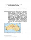 Aspectos generales del país o economía