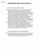 FORO SOBRE EL VIDEO “DELOITTE ERP SAP”