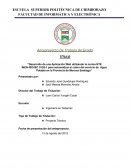 “Desarrollo de una Aplicación Web utilizando la norma NTE INEN-ISO/IEC 9126-1 para automatizar el cobro del servicio de Agua Potable en la Provincia de Morona Santiago”