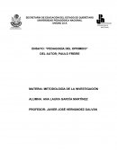 Ensayo: Pedagogía del oprimido