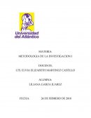 METODOLOGIA DE LA INVESTIGACION I