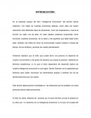 INTRODUCCIÓN: Inteligencia emocional