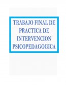 Practica Final de Psicopedagogia II