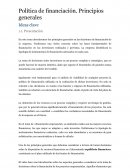 En este tema abordaremos los principios generales en las decisiones de financiación de la empresa