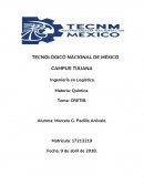 Ejemplo de un Ensayo Metanol