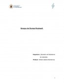 Ensayo de Dureza Rockwell Asignatura: Laboratorio de Resistencia