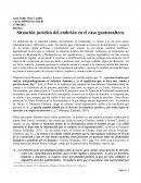 Situación del embrión desde la legislación guatemalteca