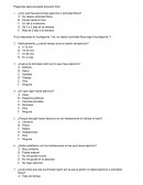 Preguntas para encuesta proyecto final