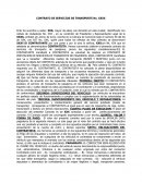 EJEMPLO DE UN CONTRATO DE SERVICIOS DE TRANSPORTE