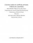 Crónica sobre el conflicto armado interno en Colombia