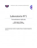 Determinacion del calor especifico de un material Termodinámica Aplicada