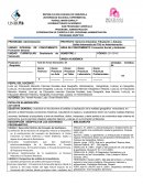 COORDINACIÓN DE CURRÍCULO DEL PROGRAMA ADMINISTRACIÓN