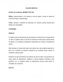 PLAN DE NEGOCIO Nombre de la empresa: MARKET FOR YOU