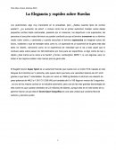 La Elegancia y rapidez sobre Ruedas