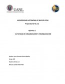 Química 1 ACTIVIDAD DE ORGANIZACIÓN Y JERARQUIZACION