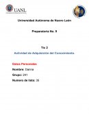 Preparatoria No. 9 Tic 2 Actividad de Adquisición del Conocimiento