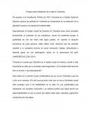 Ensayo sobre habitantes de la calle en Colombia