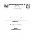 Economia politica Cuestionario # 1