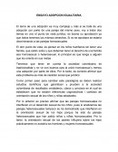 ENSAYO ADOPCION IGUALITARIA