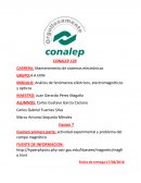 Actividad experimental sobre el campo magnetico