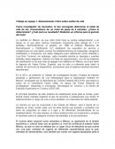 Trabajo en equipo 1. Razonamiento crítico sobre estilos de vida