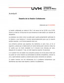 Estrategias de aprendizaje y habilidades digitales - Act.6 - Reseña Sesión Collaborate - UVM