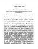 Sociología de la Comunicación Social