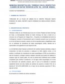 Solicitud de CIRA: Proyecto de construcción de la plaza de Armas de Santo Domingo de Anda