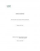 INFORME DE LABORATORIO Microscopio óptico, Tipos celulares y Niveles de organización