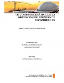 AVANCE PROYECTO DE INVESTIGACION