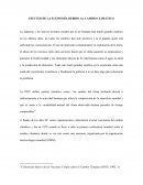 EFECTOS DE LA ECONOMÍA DEBIDO AL CAMBIO CLIMÁTICO