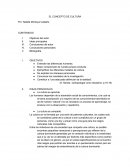 EL CONCEPTO DE CULTURA