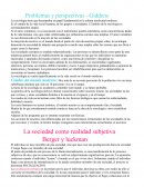 Problemas y perspectivas - Giddens