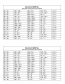 CÁLCULO MENTAL Sólo tiene 20 segundos para contestar