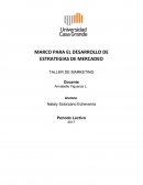 TALLER DE MARKETING ¿Cuáles son los 6 elementos claves de un proceso de mercadeo?