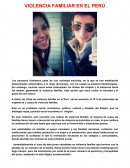 Violencia Familiar en el Perù