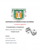 Probabilidad y Estadística “SEGUNDO TALLER”