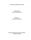 PRIVATIZACIÓN DE EMPRESAS PÚBLICAS EN COLOMBIA