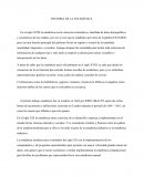 Historia de la estadistica