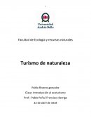 Facultad de Ecología y recursos naturales Turismo de naturaleza