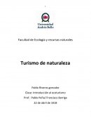 Facultad de Ecología y recursos naturales Turismo de naturaleza
